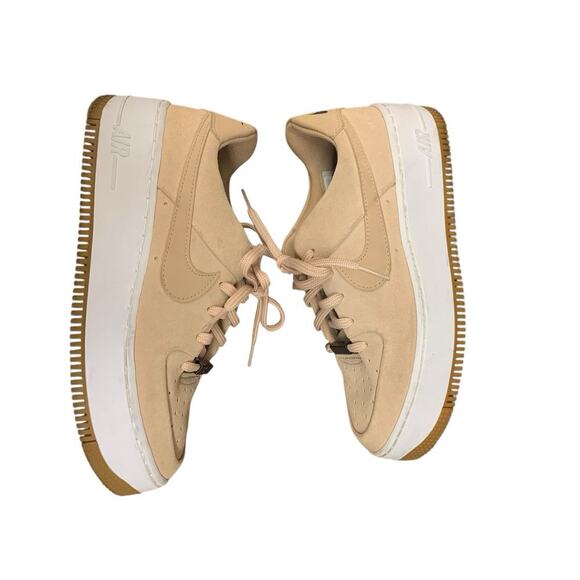Size 7.5 - Nike Air Force 1 Sage Low Particle Beige Womans - Picture 7 of 10
